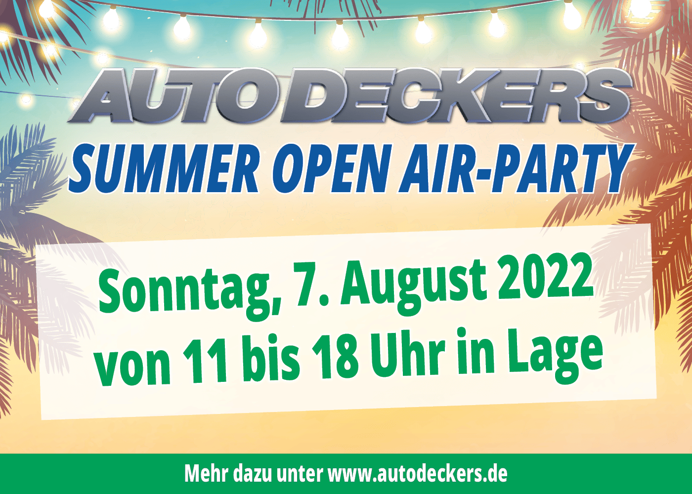 Auto Deckers Summer Party